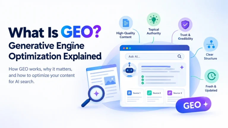 What Is GEO? Generative Engine Optimization Explained